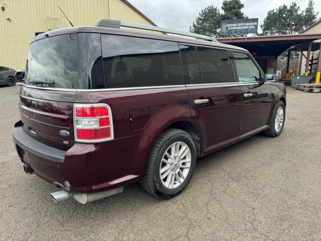 2FMHK6C84KBA00906 - 2019 FORD FLEX SEL RED photo 4