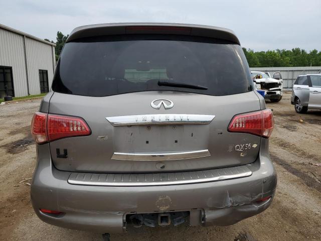 JN8AZ2NF5C9518371 - 2012 INFINITI QX56 GRAY photo 6