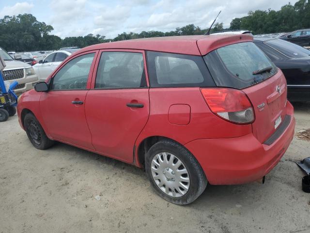 2T1KR32E54C243243 - 2004 TOYOTA COROLLA MA XR RED photo 2