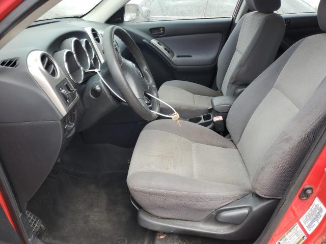 2T1KR32E54C243243 - 2004 TOYOTA COROLLA MA XR RED photo 7