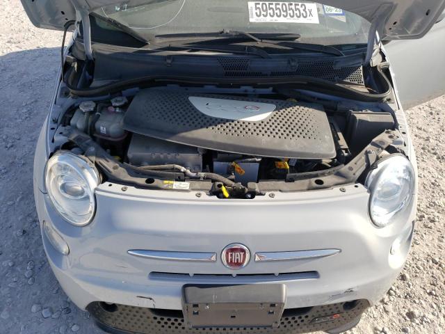 3C3CFFGE8HT609257 - 2017 FIAT 500 ELECTRIC GRAY photo 11