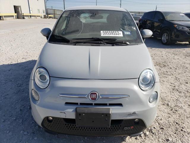 3C3CFFGE8HT609257 - 2017 FIAT 500 ELECTRIC GRAY photo 5