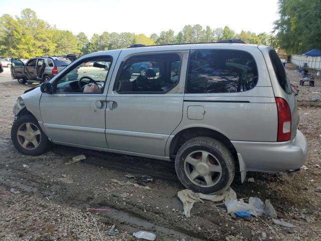 4N2ZN15T31D831114 - 2001 NISSAN QUEST GXE SILVER photo 2