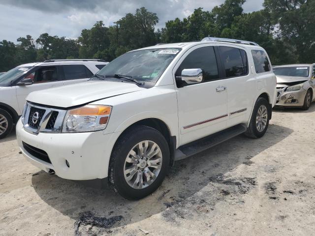 5N1BA0NF0FN615562 - 2015 NISSAN ARMADA PLATINUM WHITE photo 1