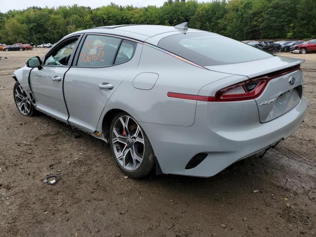 KNAE45LC3J6030585 - 2018 KIA STINGER GT1 GRAY photo 3