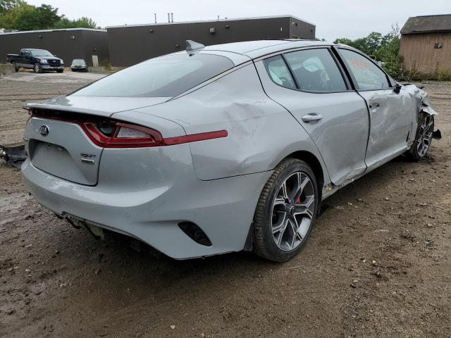 KNAE45LC3J6030585 - 2018 KIA STINGER GT1 GRAY photo 4