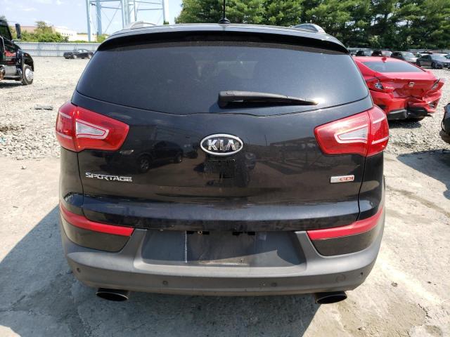 KNDPCCA62B7148509 - 2011 KIA SPORTAGE EX BLACK photo 6