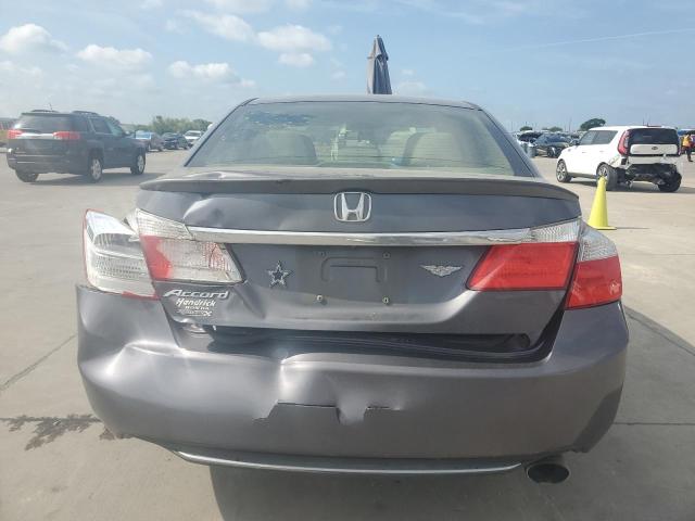 1HGCR2F39DA211635 - 2013 HONDA ACCORD LX GRAY photo 6