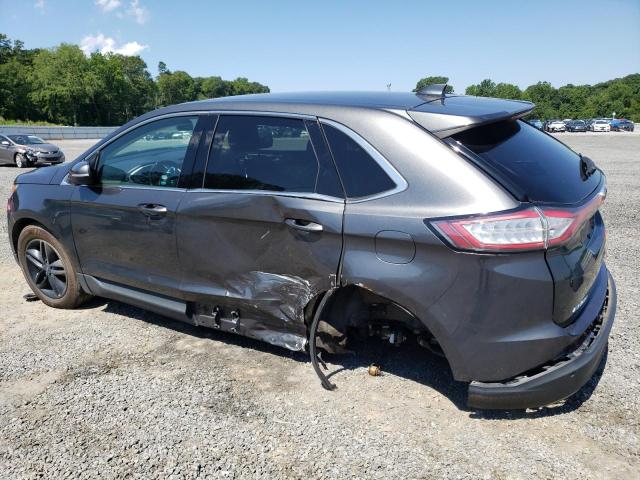 2FMPK4J89JBB07564 - 2018 FORD EDGE SEL GRAY photo 2