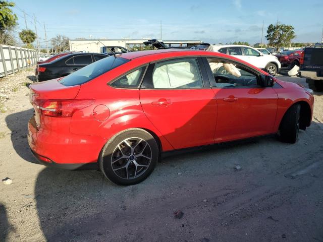 1FADP3H20HL282225 - 2017 FORD FOCUS SEL RED photo 3