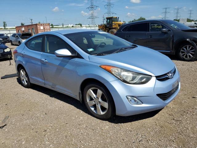 KMHDH4AE2CU316391 - 2012 HYUNDAI ELANTRA GLS BLUE photo 4