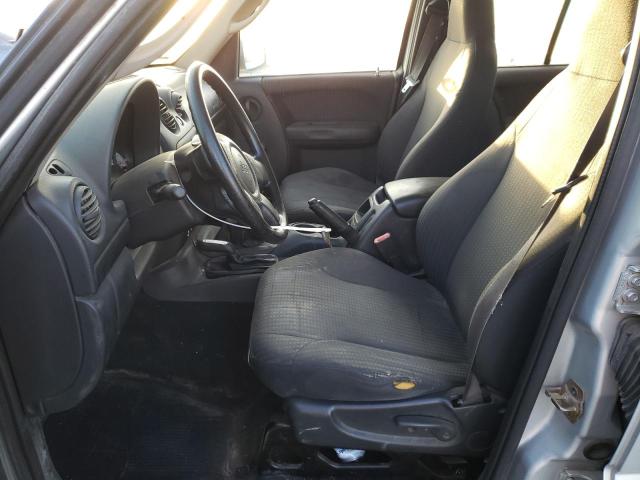 1J4GL48K62W318119 - 2002 JEEP LIBERTY SPORT 银色 照片 7