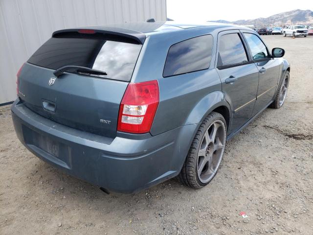 2D4FV47V06H181550 - 2006 DODGE MAGNUM SXT BLUE photo 4