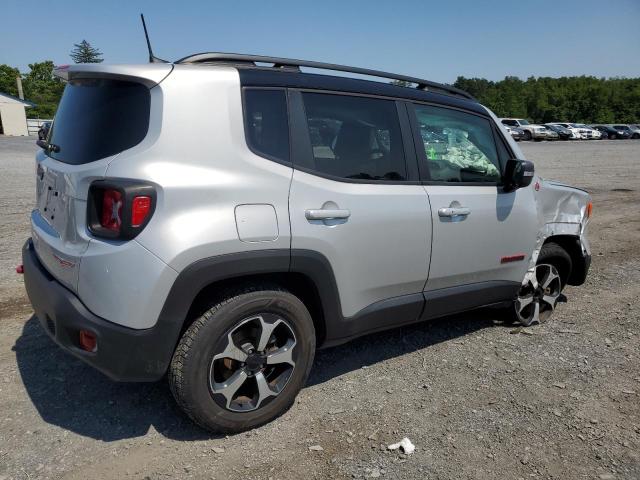 ZACNJBC15KPJ90195 - 2019 JEEP RENEGADE TRAILHAWK SILVER photo 3