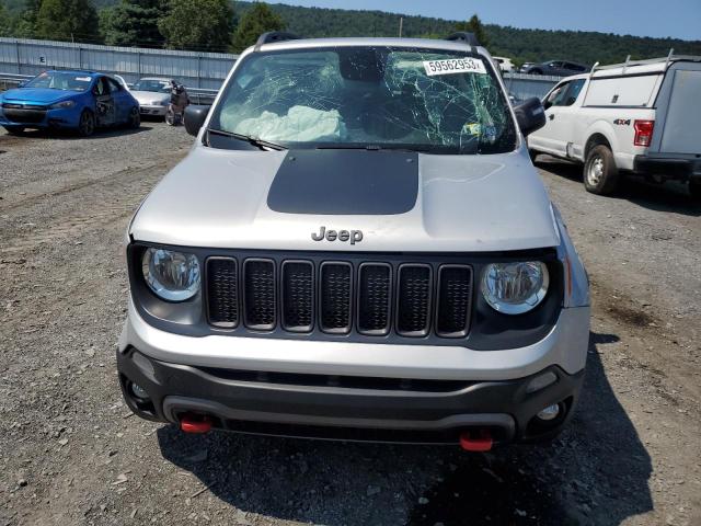 ZACNJBC15KPJ90195 - 2019 JEEP RENEGADE TRAILHAWK SILVER photo 5