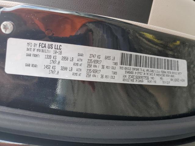 2C4RC1BG9KR577536 - 2019 CHRYSLER PACIFICA TOURING L Qara foto 14