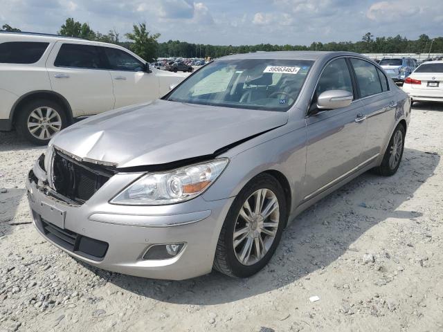 KMHGC4DF8AU098471 - 2010 HYUNDAI GENESIS 4.6L SILVER photo 1