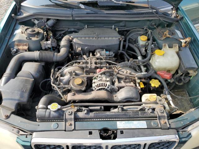 JF1SF65531H760849 - 2001 SUBARU FORESTER S GREEN photo 12