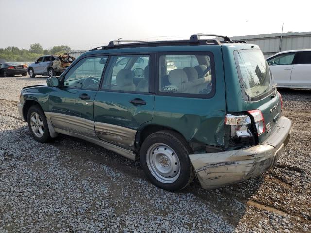 JF1SF65531H760849 - 2001 SUBARU FORESTER S GREEN photo 2