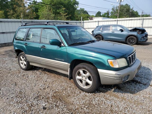 JF1SF65531H760849 - 2001 SUBARU FORESTER S GREEN photo 4
