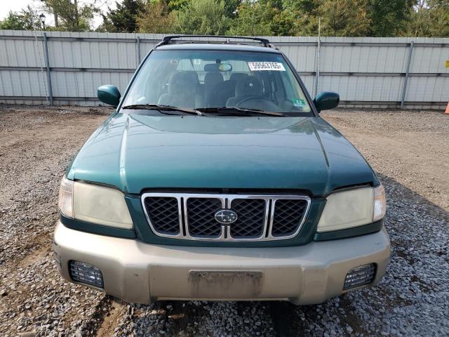 JF1SF65531H760849 - 2001 SUBARU FORESTER S GREEN photo 5