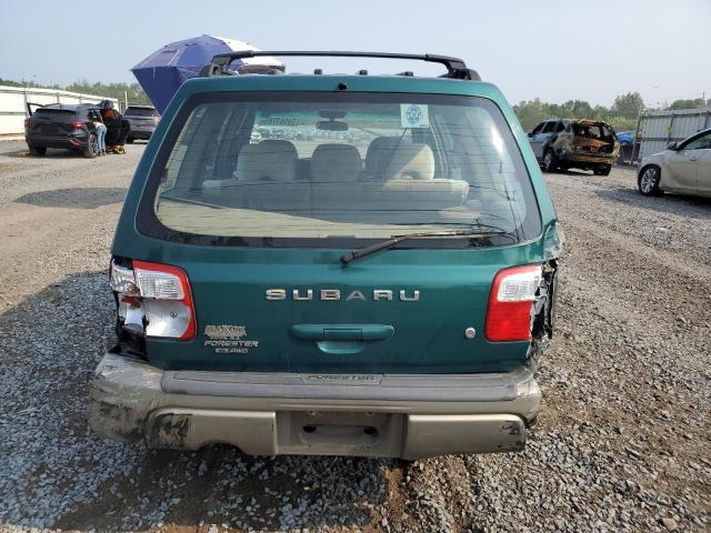 JF1SF65531H760849 - 2001 SUBARU FORESTER S GREEN photo 6