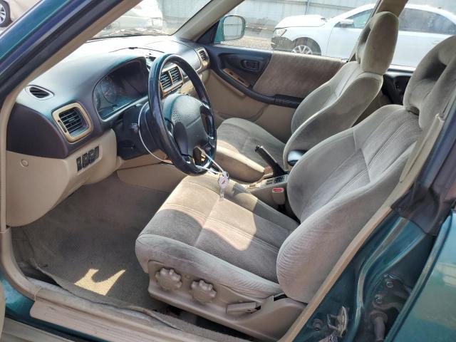 JF1SF65531H760849 - 2001 SUBARU FORESTER S GREEN photo 7