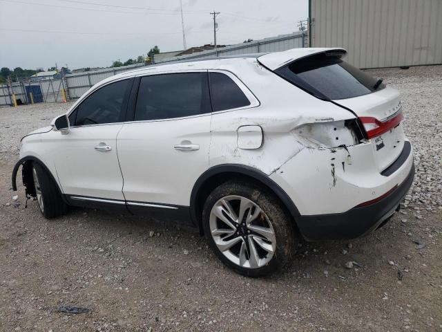 2LMPJ6LP6JBL39112 - 2018 LINCOLN MKX RESERVE WHITE photo 2