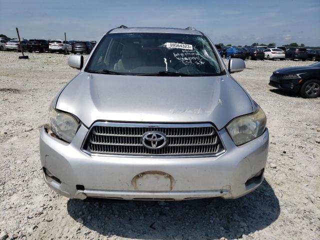 JTEEW44A582004832 - 2008 TOYOTA HIGHLANDER HYBRID LIMITED SILVER photo 5