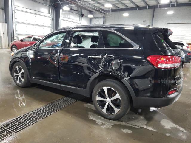 5XYPHDA19JG373409 - 2018 KIA SORENTO EX BLACK photo 2