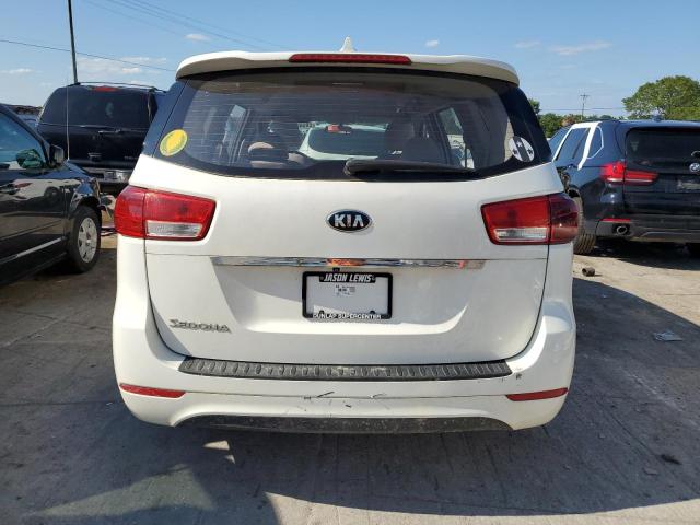 KNDMA5C1XH6279675 - 2017 KIA SEDONA L WHITE photo 6