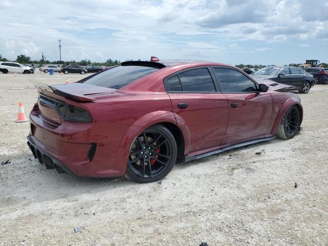 2C3CDXL93MH600408 - 2021 DODGE CHARGER SRT HELLCAT BURGUNDY photo 3