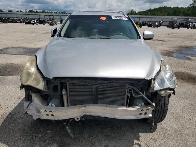 JNKAJ09E68M302430 - 2008 INFINITI EX35 BASE SILVER photo 5