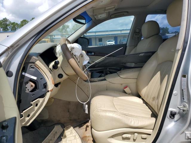 JNKAJ09E68M302430 - 2008 INFINITI EX35 BASE SILVER photo 7