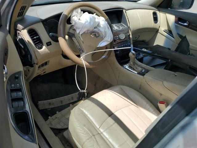 JNKAJ09E68M302430 - 2008 INFINITI EX35 BASE SILVER photo 8