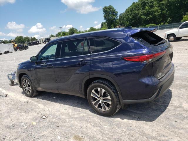 5TDGZRBH2MS090623 - 2021 TOYOTA HIGHLANDER XLE Կապույտ լուսանկար 2