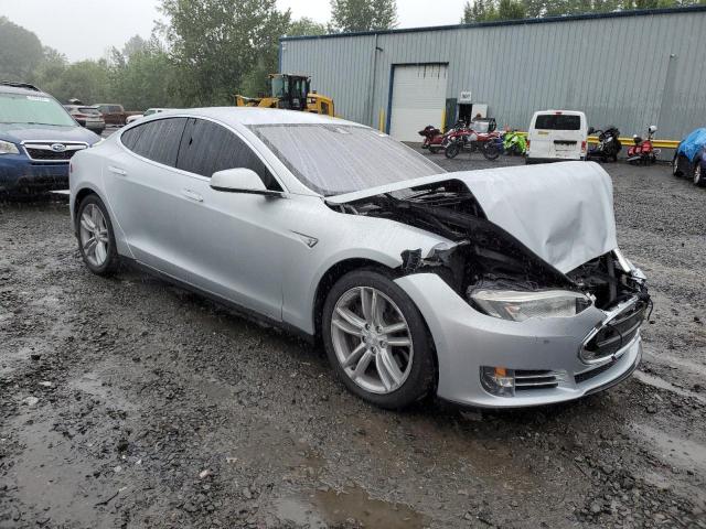 5YJSA1E21GF124943 - 2016 TESLA MODEL S 银色 照片 4