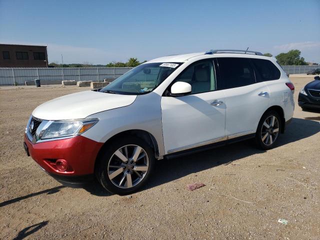 5N1AR2MN0DC652659 - 2013 NISSAN PATHFINDER S WHITE photo 1
