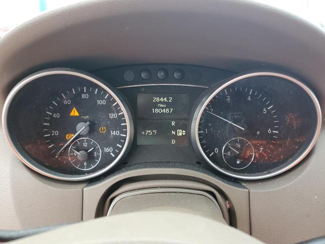 4JGBB8GBXBA683651 - 2011 MERCEDES-BENZ ML 350 4MATIC BLUE photo 9