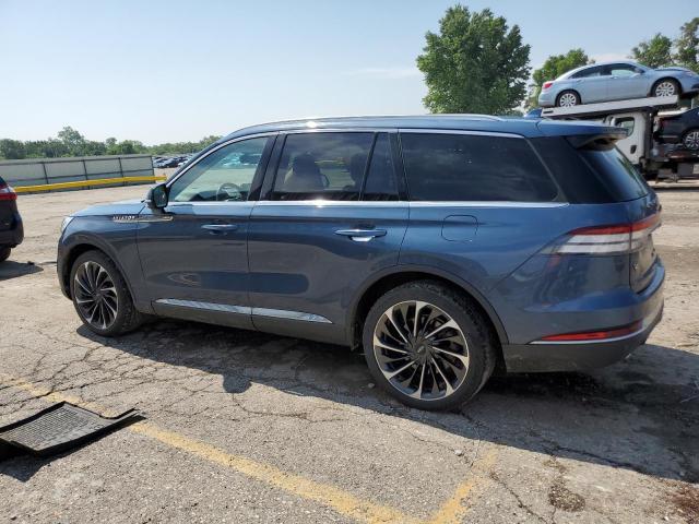 5LM5J7XC6LGL06832 - 2020 LINCOLN AVIATOR RESERVE أزرق صورة 2