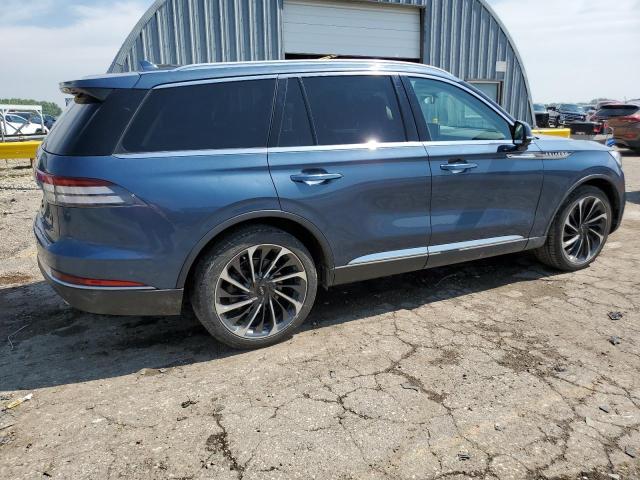 5LM5J7XC6LGL06832 - 2020 LINCOLN AVIATOR RESERVE أزرق صورة 3