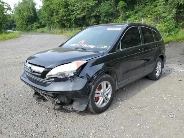 JHLRE48747C096843 - 2007 HONDA CR-V EXL BLACK photo 1