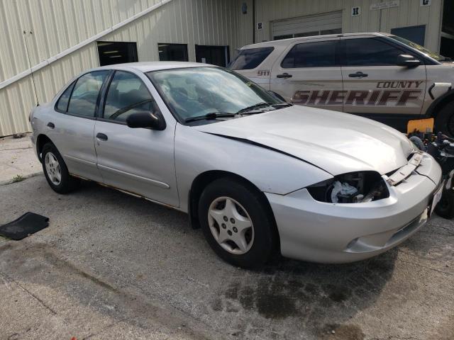 1G1JC52F137330437 - 2003 CHEVROLET CAVALIER SILVER photo 4