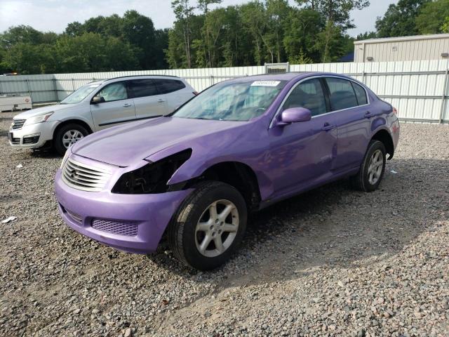 JNKBV61F27M806875 - 2007 INFINITI G35 PURPLE photo 1