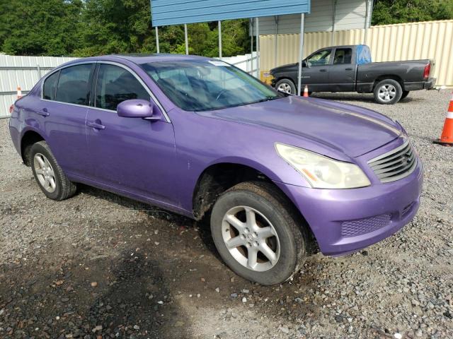 JNKBV61F27M806875 - 2007 INFINITI G35 PURPLE photo 4