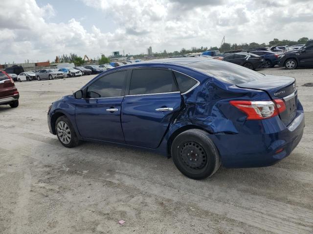 3N1AB7AP1KY264374 - 2019 NISSAN SENTRA S BLUE photo 2