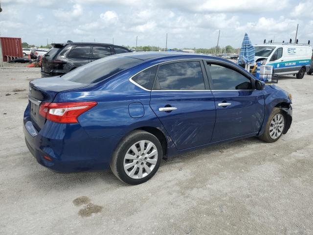 3N1AB7AP1KY264374 - 2019 NISSAN SENTRA S BLUE photo 3