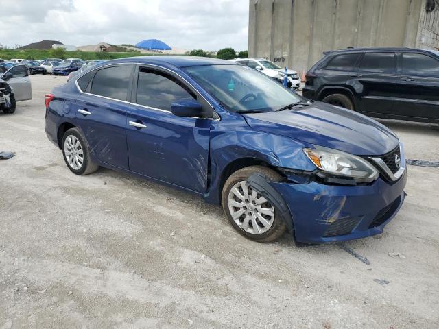 3N1AB7AP1KY264374 - 2019 NISSAN SENTRA S BLUE photo 4