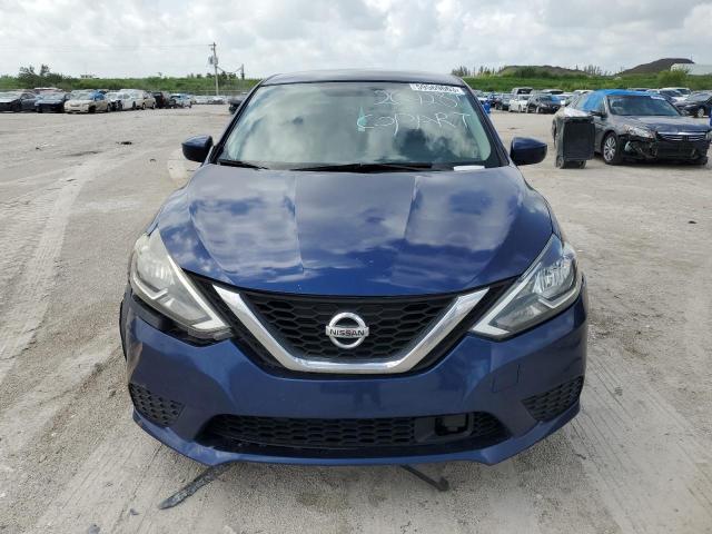 3N1AB7AP1KY264374 - 2019 NISSAN SENTRA S BLUE photo 5