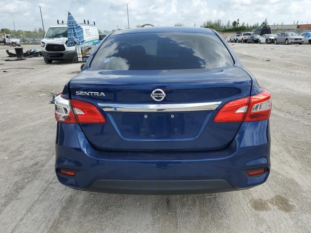 3N1AB7AP1KY264374 - 2019 NISSAN SENTRA S BLUE photo 6